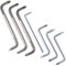 Mulaidbin Lot de 7 Tournevis Coudé, Tournevis Type Z, Ph3/Ph2/Ph1/Ph0/T25/T20/T15 Tournevis Cruciforme Plat Magnétique, Lot Tournevis Décalé, Tournevis Coudé, Kit Tournevi Angle