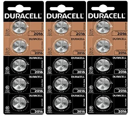 15X Duracell 2016 Lithium (3 Blister Da 5 Batterie) 15 Pile
