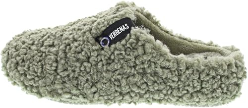 VERBENAS York Curly Slippers Green, Green, 6 UK