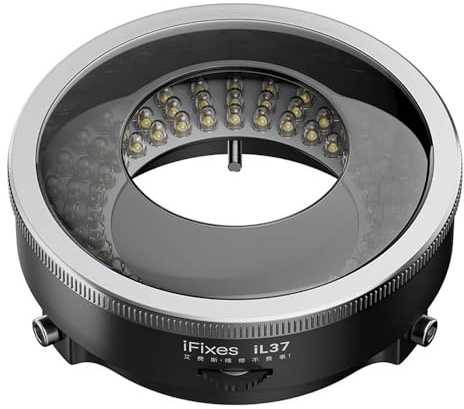 Irfora iL37 Microscope Optique polarisé 96 Perles Lumineuses LED, Source de lumière Anti-éblouissement pour Microscope