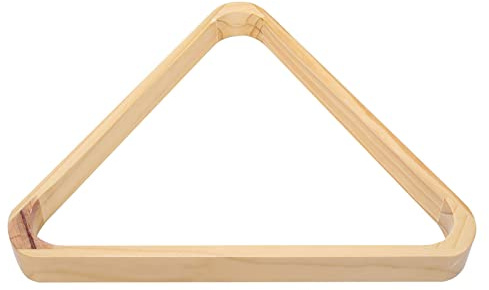 flexman Pool Ball Rack, Solid Wood Billiard Triangle, Wooden Pool Billiard Ball Rack, Pool Table Ball Holder Positioning Rack, Billiard/Pool Table Accessory: for Snooker or Pool (American Tripod)
