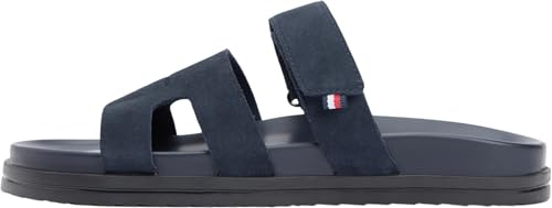 Tommy Hilfiger Homme Adjustable Premium Suede Sandal Fm0fm05774 Plates