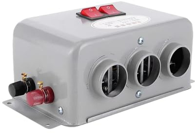Generico Riscaldatore per Auto e Campeggio,Dispositivo di Riscaldamento Rapido 12V 24V | Riscaldatori Elettrici Portatili | per Veicolo Automobile Campeggio Interni Tenda RV Garage Camion Parabrezza