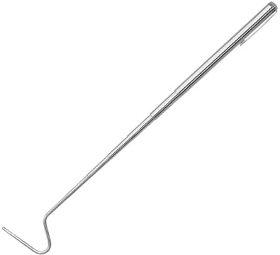 budiniao Bärbar ormfångare Ormtång med justerbar längd och näbbkrok Säkerställer säker skallrhantering Krok Bärbar ormfångare i rostfritt stål