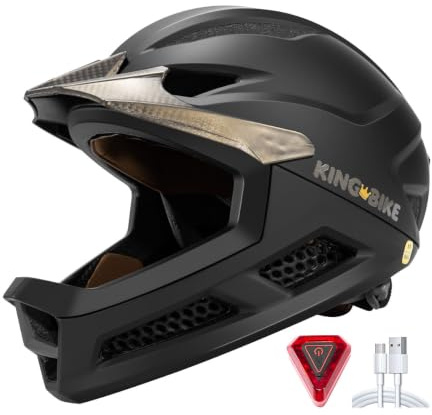 Casque de vélo intégral pour enfant à partir de 3 à 6 ans, protection intégrale pour vélo, scooter et sport pour garçons et filles