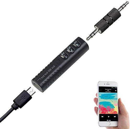 auvisio Audio Adapter, Bluetooth: Audioadapter für HiFi-Anlage/Kopfhörer, Freisprech-Funktion, Bluetooth (HiFi Adapter, für HiFi Anlage, Stereoanlage)