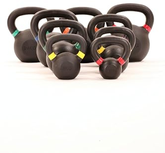 Equipped Gym Cast Iron Kettlebell. Kettlebell Weights With Ergonomic Handle for Home & Gym Workout. Gym Equipment For Women & Men Ideal For Strength Training, CrossFit & Calisthenics Training (32kg)