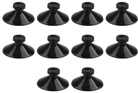 VBSYUYQ 10PCS Rubber Family Aquarium Fish Tank Bowl Tools Suction Cups Suction Cup Clip Sucker for Aquarium Fish Tank Pump Black 27mm
