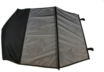 GermanTuningParts Déflecteur de Vent pour Peugeot 205 (1984-1992) - Noir | Filet Anti-Remous Coupe | Déflecteur d'air