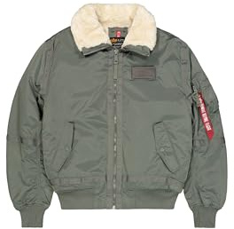 Alpha Industries B15-3 TT Giacca bomber da Uomo Vintage Green