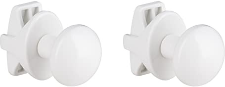 NOYON & THIEBAULT Patère pour sèche-serviette à tête ronde (lot de 2) en Métal Minimaliste