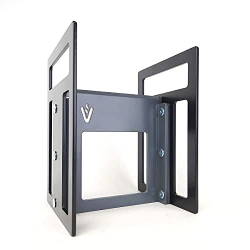 Volcann Kindling Splitter – Split Wood, Timber & Logs to Make Kindling – Firewood Log Cracker - Safe, Easy Quick to Use - Hammer Logs to Split - Heavy Duty British Steel – Black Finish - 260mm Tall