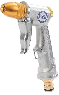LINZI High Pressure Spray Gun with Adjustable Nozzle Aluminium Alloy Garden Hose Water Sprayer for Car Washing Cleaning, Garden Lawn Plant Watering and Pet Showering