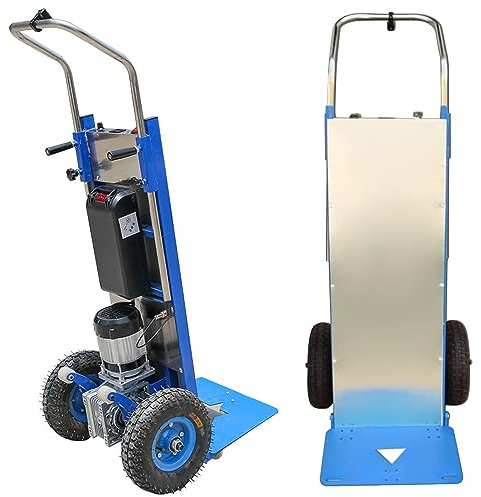 Diables électriques pour Monte-escaliers, Chariot Robuste de 441 LB, Diables électriques pour Monter Les escaliers avec Batterie Li de 30 Ah pour entrepôt logistique Familial de me