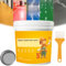 LXCJZY Waterproof Water-Based Epoxy Floor Paint, 300g Water Based Floor Paint, Multipurpose Concrete Floor Paint, Quick-Dry Anti-Slip Garage Floor Paint for Interior & Exterior (Light Gray)