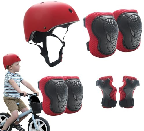 Småbarn Bikes skyddsutrustning, justerbar barnhjälm - Lätt handledsvakter,Justerbara remmar skateboard säkra för barn pojkar flickor