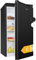 Bomann® Frigorifero senza congelatore, classe energetica E, 84 cm, silenzioso, 3 ripiani, chiusura della porta sostituibile, 87 l, frigorifero piccolo con scomparto per verdure, frigorifero standard