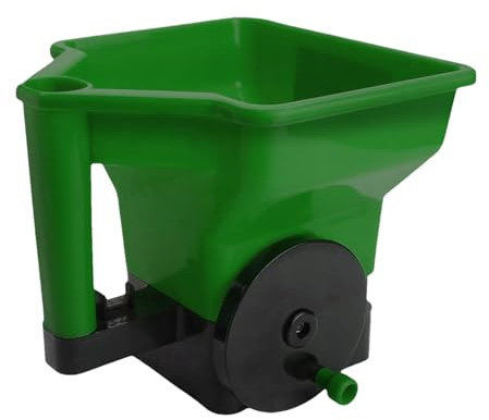 Spargitore manuale | Spandiconcime portatile per prato, strumento per piantare a manovella per piccoli progetti scolastici agricoli ortaggi fiori prato cortile all'aperto