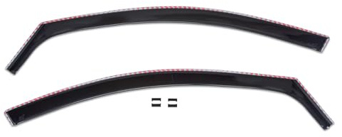 J&J AUTOMOTIVE | GP Deflecteurs d'air Déflecteurs de Fen?tre Latérale Compatible avec Vito/Viano W447 Depuis 2014, Ensemble 2 pcs, Aérodynamique