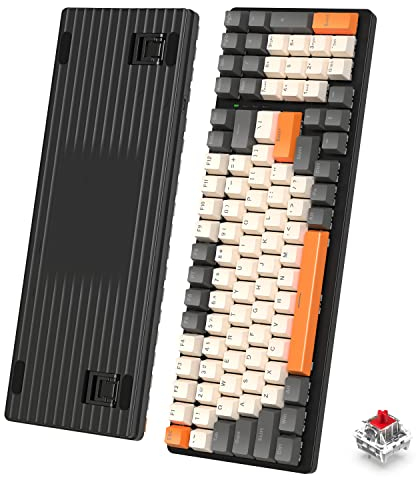 K3 Tastiera Gaming Meccanica ultracompatta 98 ​​tasti Cablata USB Pro NKRO Resistente all'acqua Chroma LIGHTSYNC RGB Illuminato LED Interruttore rosso per PC/Mac Gamer Dattilografo QWERTY Layout