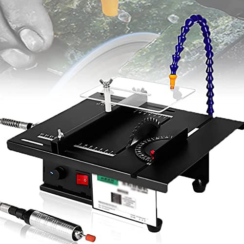 Mini Sega Da Tavolo, Sega Da Banco Multifunzionale, 1800W Sega Circolare Da Banco, Regolazione A 7 Velocità, 15000R/ Min, Sega Portatile Fai Da Te, Utensile Da Taglio Lavorazione Del Legno