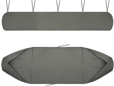 420D Markisenabdeckung Abdeckung,Markisen-Schutzhülle, Sonnensegel UV Regen Wasserdicht Schneefest Patio Markisenabdeckung Für Markisen Für Die Lagerung Für Garten Und Terrasse (3.5m/11.48ft,Grey)