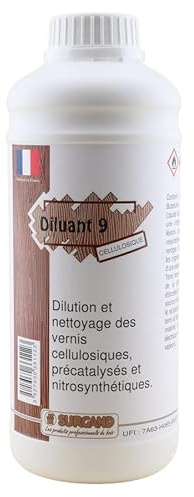 DILUANT POUR VERNIS CELLULOSIQUES / DILUTION DES VERNIS CELLULOSIQUES / IDEAL POUR DILUER DEGRAISSER ET NETTOYER (1 L)