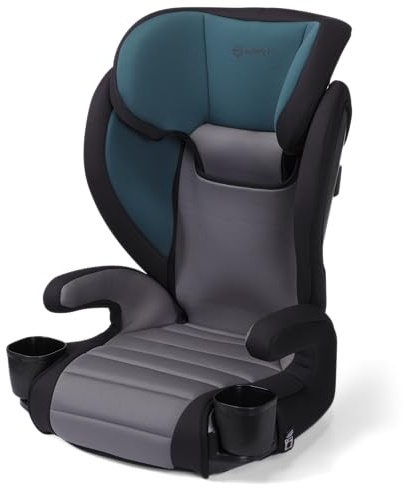 Safety 1st Grow and Go 2-in-1 Booster Car Seat with ComfortWings, Converts High Back to Backless, 19 Wide, Fits 3 Lands, Lightweight, Foldable, Easy to Clean, Cup Holder, 18-45