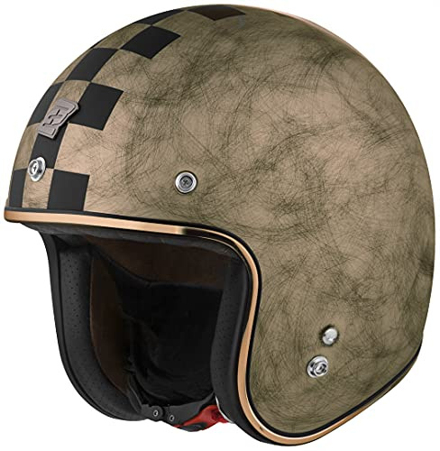 Bogotto V541 Scacco Jethjälm, bronze matt, XS