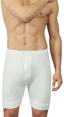 VP PINUCCIO VENEGONI Set 2 Mutande Uomo Lunghe Lana e Cotone; Made in Italy Intimo Termico Uomo Invernale Boxer Uomo con Apertura Frontale Invernali Mutanda Lunga Lana Mutandoni