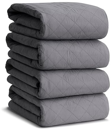 Brosive Incontinence Pads for Bed 36x52 Inch(4Pack),Hide Stain Washable Bed Pads for Adult,Non Slip Heavy Absorbency Bed Wetting Pads for Elderly,Bed Protector Pad,Reusable Waterproof Bed Pad Washable