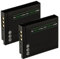 Lot de 2 batteries étanches pour caméra d'action Kodak PIXPRO WPZ2 | Remplace la batterie Kodak LB-015 (750 mAh)