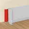 Storystore Flexible Skirting Board Vinyl Self Adhesive Skirting Board 10cmx3m Skirting Board Covers Baseboard Wall Trim Molding Trim for Floor Base Cove Base Wall Base (Grey)