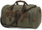 Imyth Reisetasche aus echtem Leder, 60 l, großes Fassungsvermögen, klassisch, Retro, erweiterbar, für Wochenende und Übernachtung, Handgepäck für Flugzeuge (Armeegrün), armee-grün, Europäischer und