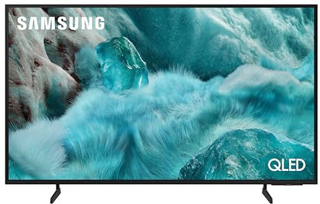 Samsung TV AI 50 Pouces QLED 50Q7F3 4K Smart TV, Quantum Dots, Q4 AI Processor, WiFi, Airplay, HDR, Q-Symphony, OTS Lite, Knox Security, Gaming Hub, Bixby, Application opérateurs intégrées