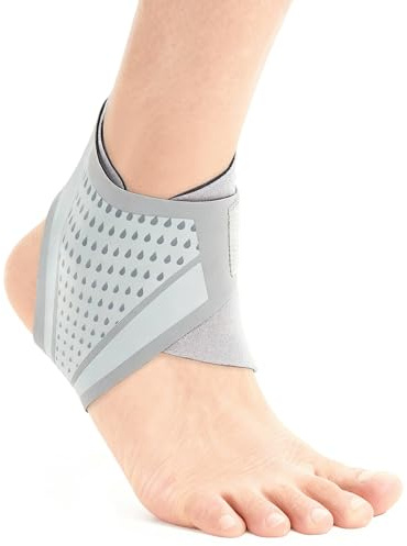 FitDA Cavigliera Sportiva, Cavigliera Ortopedica Ultrasottili, Tutore Caviglia con Doppio chiusura a strappo Atmosphiratione Leggera, Regolabile per Sport Quotidiano