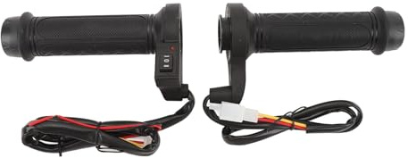 Cryfokt Empuñadura Calefactable para Motocicleta, Diseño Integrado Duradero, Manillares Calefactables Antideslizantes de 12V para Conductores, Material de Nailon/TPU
