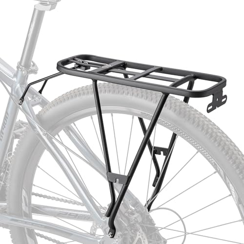 CXWXC Soporte Trasero Bicicleta, Portaequipaje 66lbs para Freno Disco/Sin Disco, Cuadros 26-27,5/29 Pulgadas (para 29”)