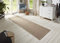 BT Carpet Nature Läufer In- und Outdoor – Schlingen Küchenläufer rutschfest Flachgewebe Kurzflor Woll-Optik Fineloop Küchenteppich für Flur, Küche, Garten, Terrasse, Badezimmer – Grau Gold, 80x500cm