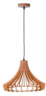 BEL AIR HOME - Lámpara Colgante de Material Natural Ajustable | Iluminación Elegante | Estilo Moderno para Interiores, MANILA 35 CM