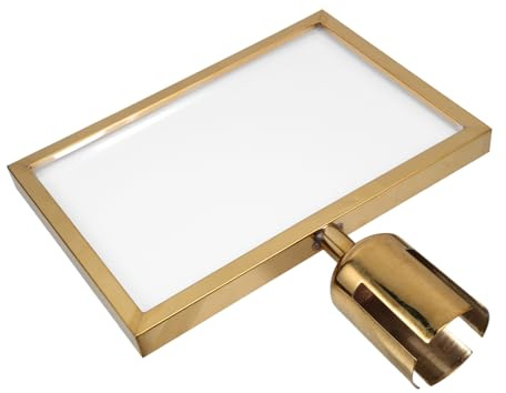 NUOBESTY Support De Panneau De Poteau En Acier Inoxydable A4 Pour Contrôle Des Foules Porte-Affiche Sur Pied Facile À Installer Pour File D'Attente Intérieur Et Extérieur