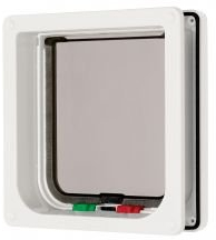 PET-608319 Pet Mate-4-Wege-Verschluss Katzenklappe & Liner