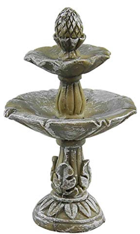 Rossi Rosa Stoupers Miniatura de Agua bendita en Resina, Dimensiones-5 x 5 x 8,5 cm, Multicolor, Talla única