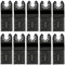 10Pcs Universal Oscillating Quick Release Saw Set Multitool Tool Blade for Bosch Craftsman Dremel Fein Ridgid Tch Makita Milwaukee