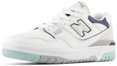 New Balance 550 Unisex-Sneaker, Blau, Größe 38,5, weiß, 38 2/3 EU