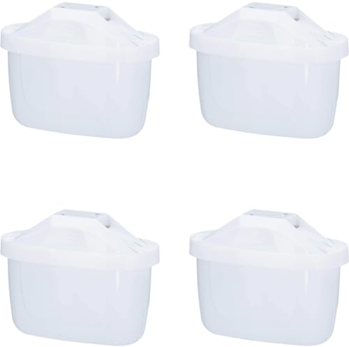 UTIZ Water Filter Cartridges, Compatible with Brita® Maxtra®+ Plus and Maxtra Pro® All-in-1, Suitable for Brita® Marella® Jug and Kettle, Reduces PFAS, PFOA/PFOS, TÜV SÜD and NSF Certified (Pack of 4)