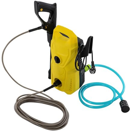 0.95L Elektrischer Hochdruckreiniger YUNRUX 2800PRM Druckwasserpumpe Waschmaschine Mini Fugenreiniger Elektrischer Fassadenreiniger Düsenwasch Terrassenreiniger Druckreiniger mit 1.8 m Saugschlauch
