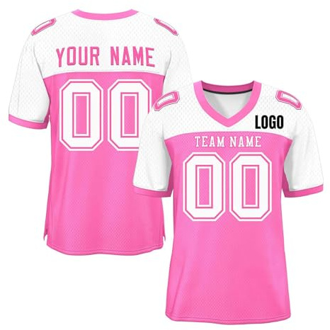 Custom Football Jersey Personalised Printed Team Name & Number Jerseys Customise Sports Shirts for Men Women Youth