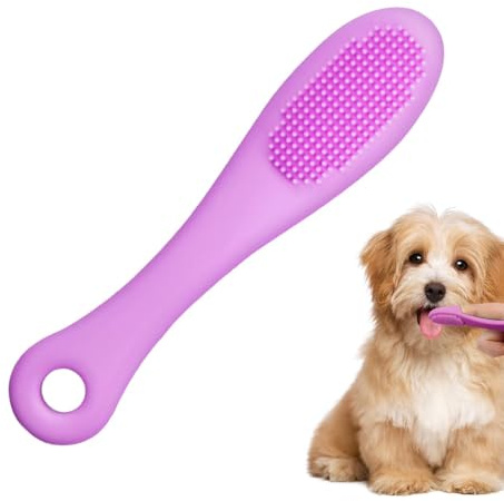Spazzola per la pulizia del mento del gatto, spazzola in silicone per la pulizia del mento dei gatti, spazzolino da denti in silicone per animali domestici, portatile, facile da pulire, per cuccioli e