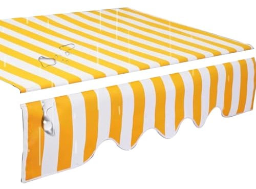 Generiskt solskydd för terrassmarkis, 200 x 150 cm. Infällbart markisöverdrag. Slitstarkt tyg för markiser. UV-resistent Lätt att installera.